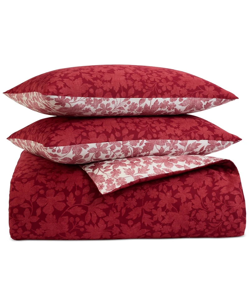 Charter Club Winter Garden Reversible 3-Pc. Comforter Set, Full/Queen, Macy's Exclusive