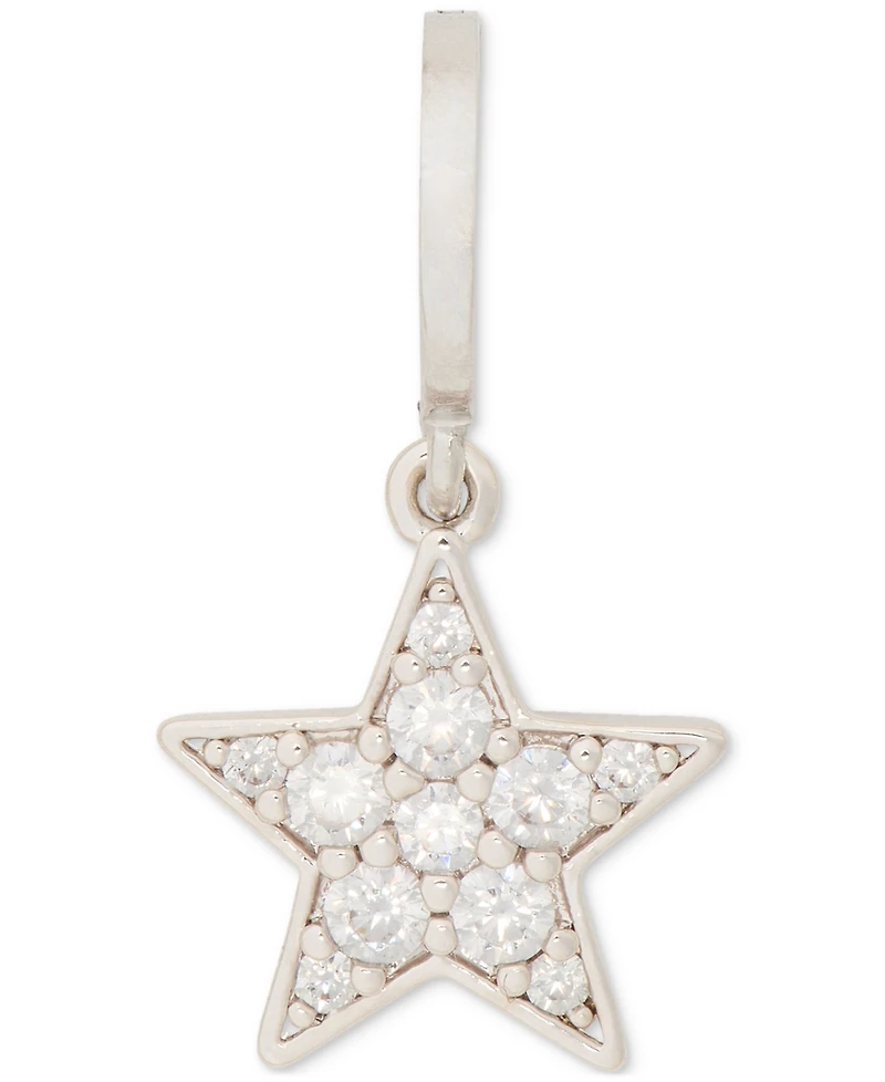 kate spade new york Cubic Zirconia Silver-Tone One In A Million Star Charm