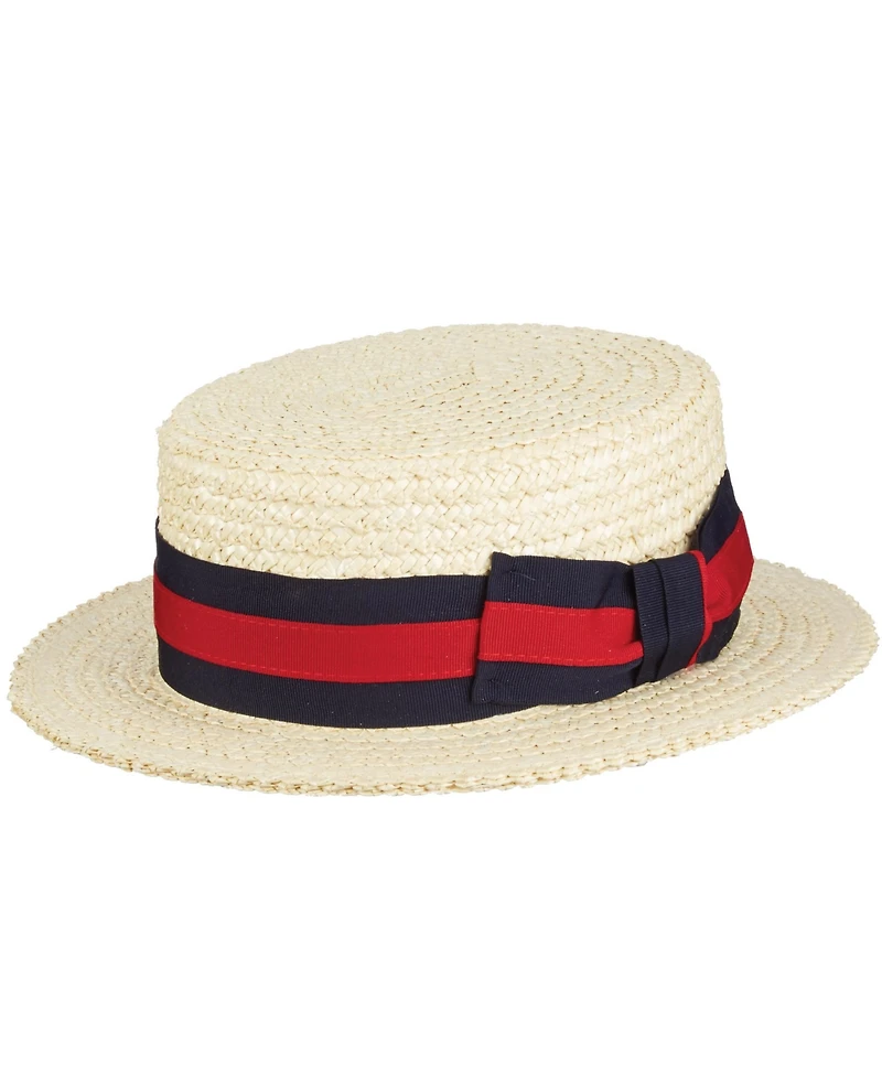 Scala Men's Straw Boater Hat