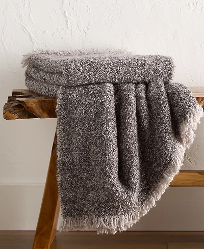 Oake Heathered Boucle Throw, 50" x 60", Exclusively for Macy's