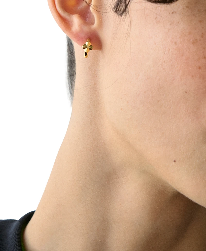 kate Spade new york Flower Huggie Earrings