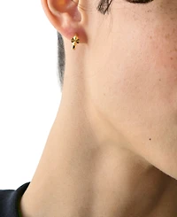 kate Spade new york Flower Huggie Earrings