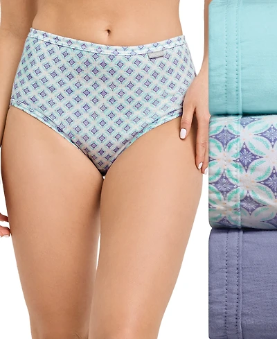 Jockey Elance Brief 3 Pack Underwear 1484, 1486 Extended Sizes