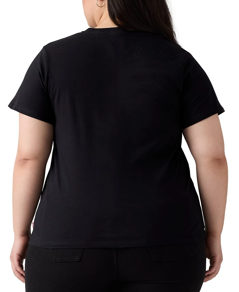 Levi's Plus Cotton Perfect Studded Logo T-Shirt