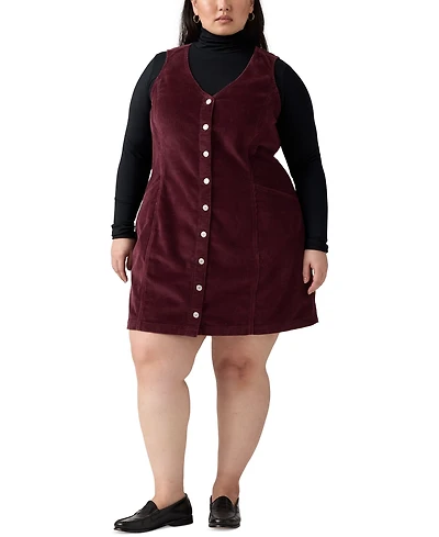 Levi's Plus Vianna Cotton Corduroy Dress