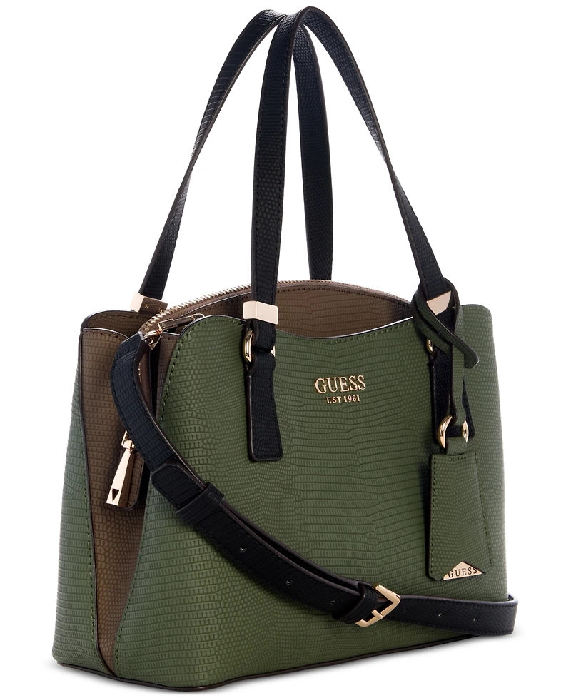 Guess Lyndi Small Triple Compartment Girlfriend Satchel