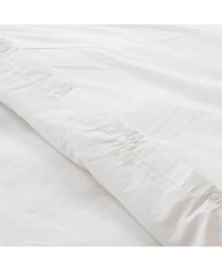 Superity Linen 100% Premium White Cotton Duvet Covee 200 Thread Count