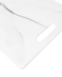 Dexas Poly Marble Cutting Board with Feet, 14" x 11"