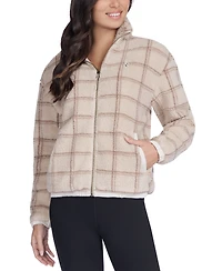 Skechers Women's On-The-Go Glacial Front-Zip Sherpa Jacket