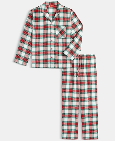 Holiday Lane Plus Merry Plaid Notch Collar Matching Family Pajamas Set, Created for Macy's