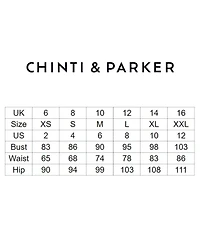 Chinti & Parker Women's Wool Cashmere Midi Skirt