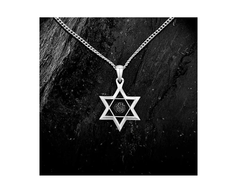 Vincero Star of David Pendant – Stainless Steel, Silver Finish