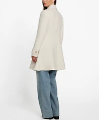 Guess Women's Double-Breasted Skirted Coat