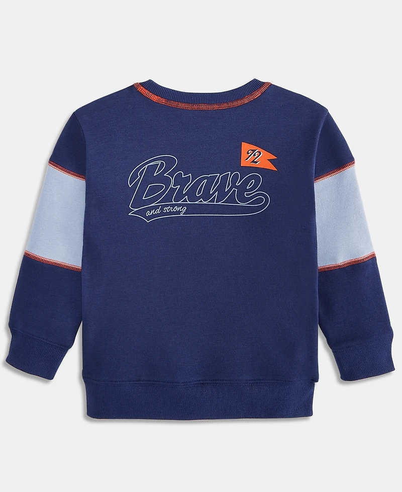 Epic Threads Toddler Boys Brave Polo Long Sleeve Sweatshirt