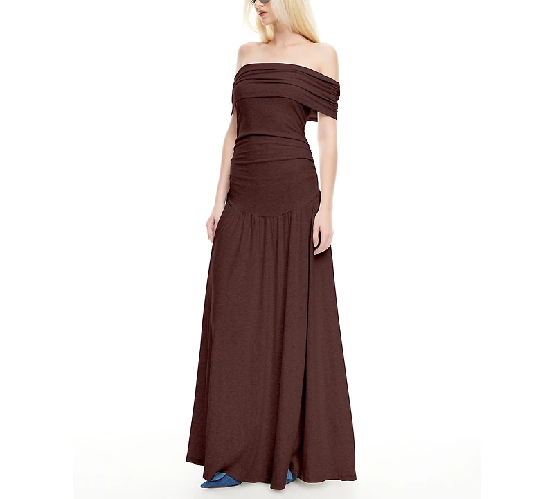 Lioness Women's Field Of Dreams Off-The-Shoulder Maxi Dress