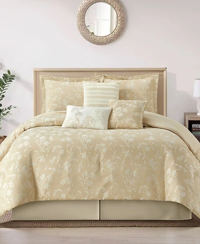 Stratford Park Sahira Floral 7-Pc. Comforter Set, California King