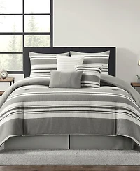 Stratford Park Cornille Stripes 7-Pc. Comforter Set
