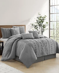 Stratford Park Lexia Leaves 7-Pc. Comforter Set, California King