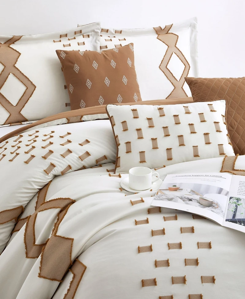 Stratford Park Sanissa Geometric 7-Pc. Comforter Set, California King