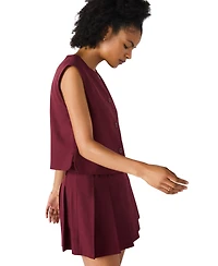 Steve Madden Women's Alessa Sleeveless Crew Neck Top