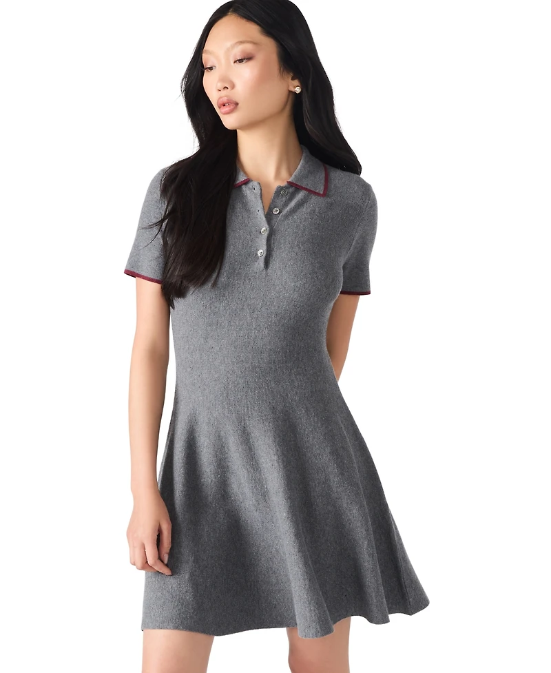 Steve Madden Women's Kristin Short Sleeve Sweater Dress