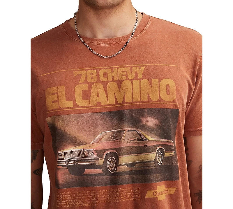 Lucky Brand Men's Short Sleeve Chevy El Camino Graphic T-Shirt
