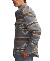 Lucky Brand Men's Long Sleeve Southwestern Pattern Humbolt Button-Front Shirt