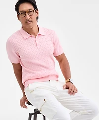Club Room Men's Regular-Fit Sweater-Knit Polo Shirt, Created for Macy's