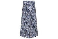 Olsen Women's Leo Print A-Lined Skirt