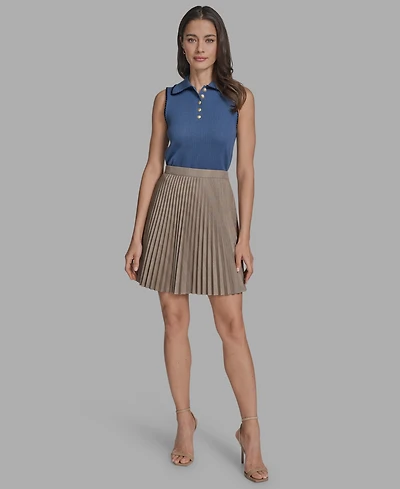 Bcbg Women's Pleated A-Line Skirt