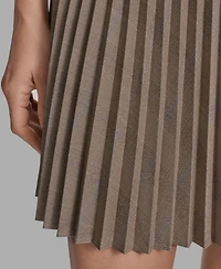 Bcbg Women's Pleated A-Line Skirt