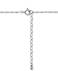 Giani Bernini Cubic Zirconia Open Teardrop Pendant Necklace, 16" + 2" extender, Macy's Exclusive