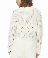 Central Park West Women's Evie Open Stitch Polo
