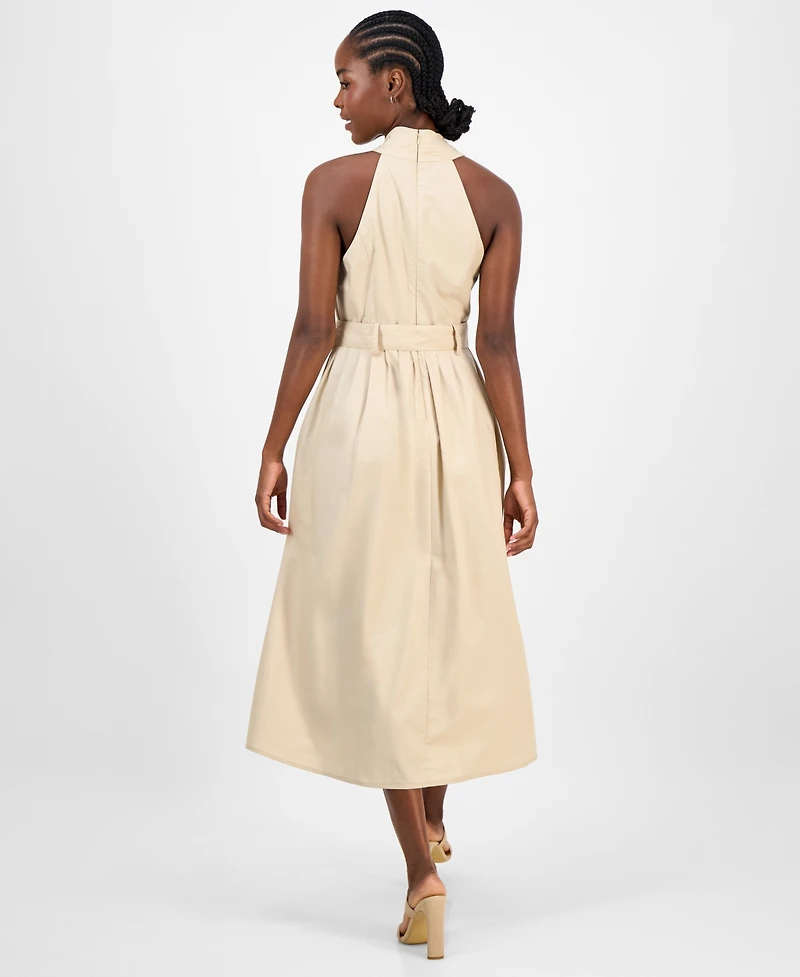 Rachel Roy Women's Tory Cotton Halter Midi Dress