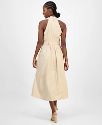 Rachel Roy Women's Tory Cotton Halter Midi Dress