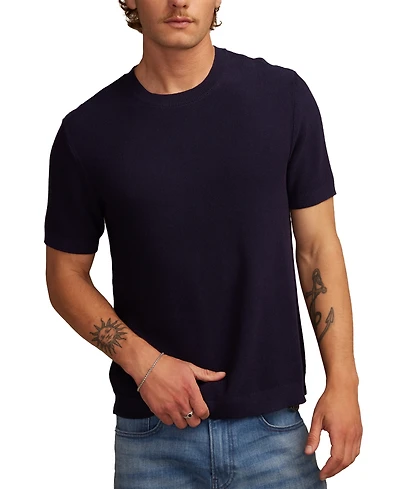 Lucky Brand Men's Short Sleeve Crewneck Sweater