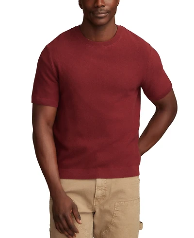 Lucky Brand Men's Short Sleeve Crewneck Sweater