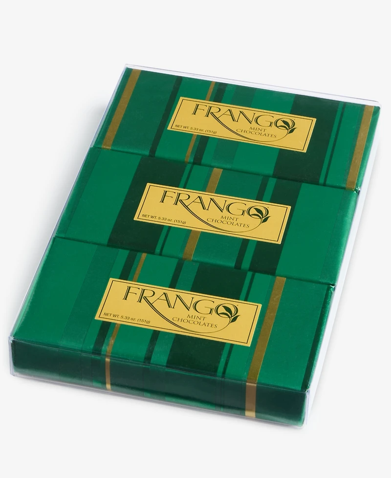 Frango Chocolates 3 Pack Holiday 1/3 Lb Wrapped Mint Milk Chocolates Gift Box, Created for Macy's