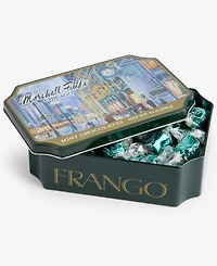 Frango Chocolates Marshall Field's Holiday Clock Tin Milk Mint Chocolates, 14 Oz