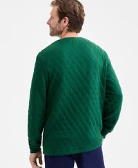 Club Room Men's Quilted Crewneck Sweatshirt, Macy's Exclusive