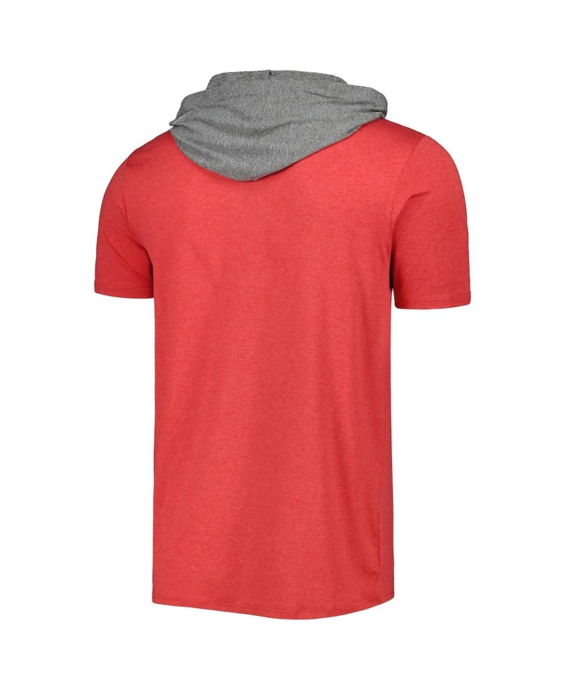 New Era Men's Red Washington Nationals Team Hoodie T-Shirt