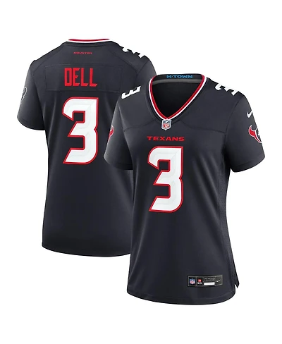 Nike Women's Tank Dell Navy Houston Texans Team Game Jersey