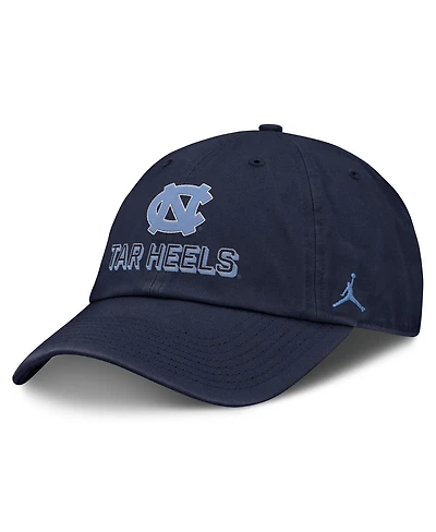 Jordan Men's Navy North Carolina Tar Heels 2025 On-Field Club Adjustable Hat