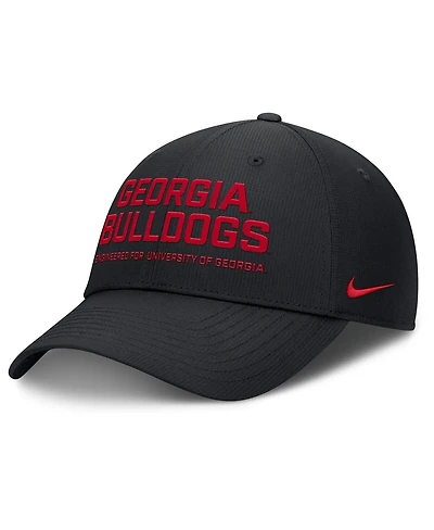 Nike Men's Black Georgia Bulldogs 2025 On-Field Gameday Club Adjustable Hat