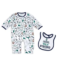 Wear by Erin Andrews Baby Boys and Girls Seattle Mariners Sleep Play Set