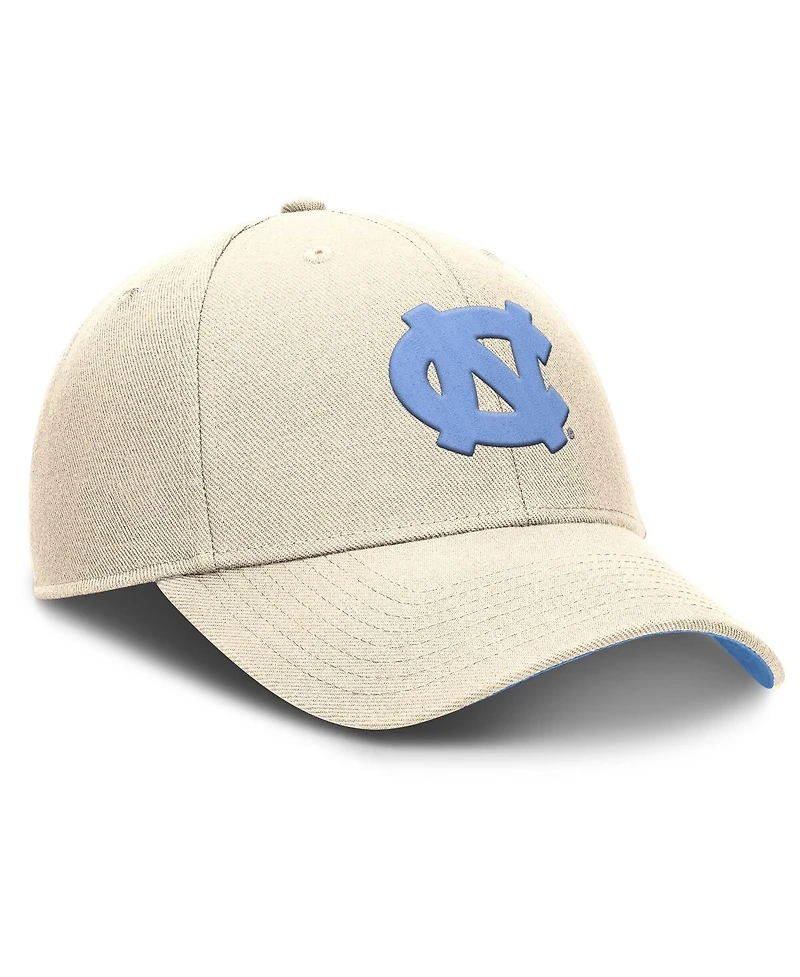Jordan Men's Natural North Carolina Tar Heels Rise Primetime Performance Trucker Adjustable Hat