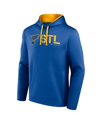 Logo Athletic Men's Blue St. Louis Blues Head Start Pullover Hoodie