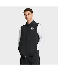 Nike Men's Black Georgia Bulldogs Primetime Victory Performance Full-Zip Vest