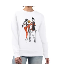 G-iii 4Her by Carl Banks Women's White San Francisco Giants Baseball Girls Fleece Pullover Sweatshirt
