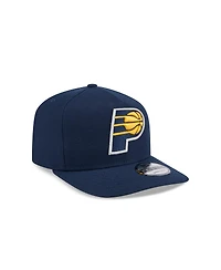 New Era Men's Navy Indiana Pacers Core Logo A-Frame 9FIFTY Snapback Hat